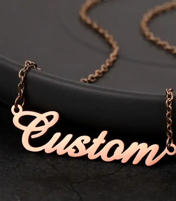 Custom Script Name Necklace with 20 Font Styles