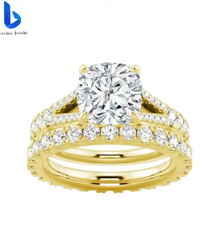 Engagement Ring Collection in Gold Tone — Four Bridal Styles